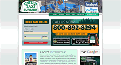 Desktop Screenshot of burbank.unitedtaxi.com
